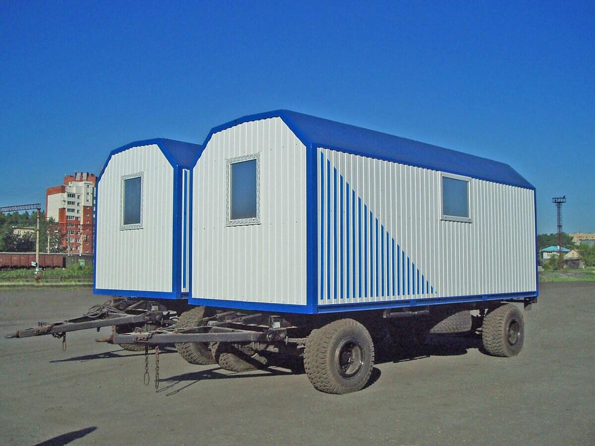 Бытовка на колесах своими руками